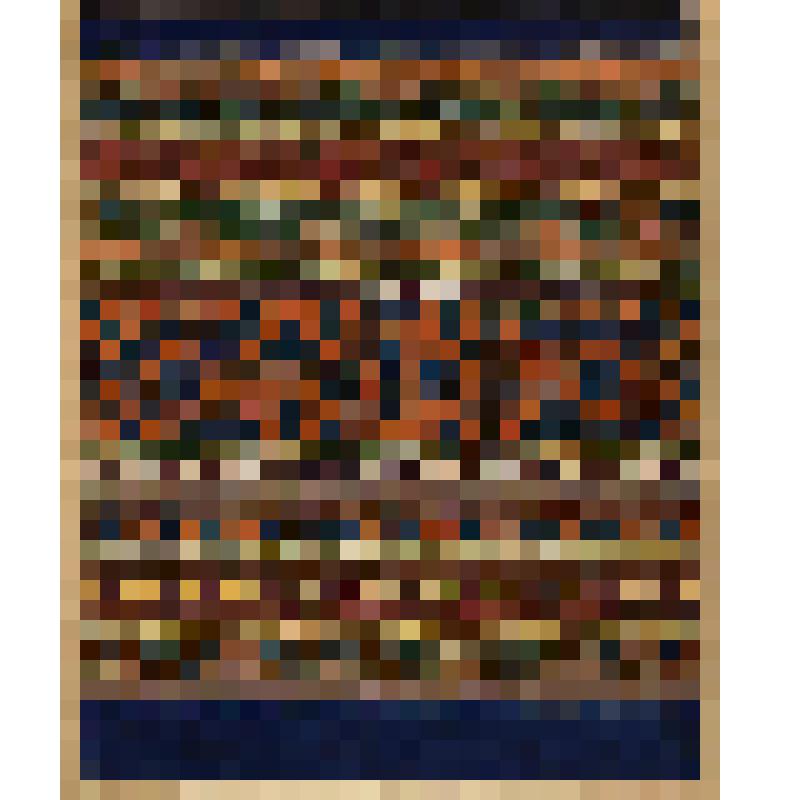 Зарисовка образца тканого пояса. Из альбома «Русское народное искусство. Узорное ткачество»