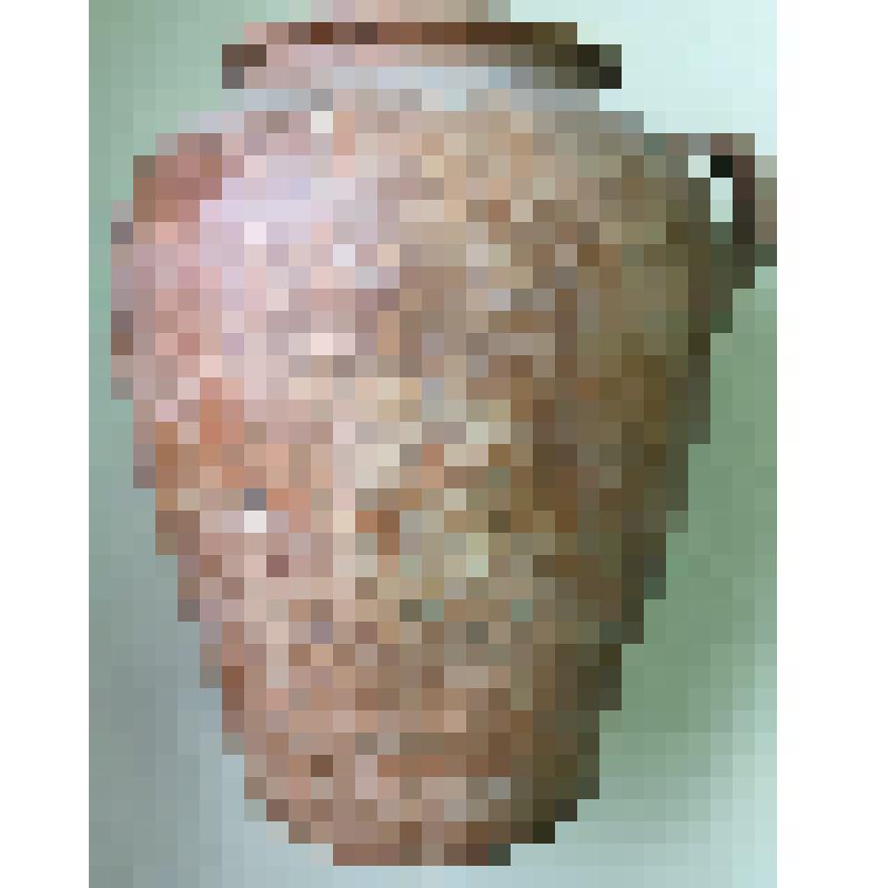 Сосуд красноглиняный, приобретеный в результате проводившейся в июле 1996 г. историко-этнографической экспедиции, организованной международной ассоциацией иследователей истории и культуры российских немцев (руководитель Плеве И.Р.)