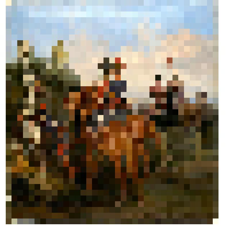 Сцена у верстового столба. Из цикла "Венгерский поход русской армии 1848-1849 годов"