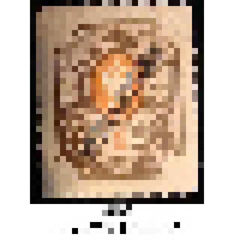 Марка почтовая, номиналом 10 пиастров. Надпечатка нового номинала на марке в 1 рубль выпуска 1908 г. Почта Леванта