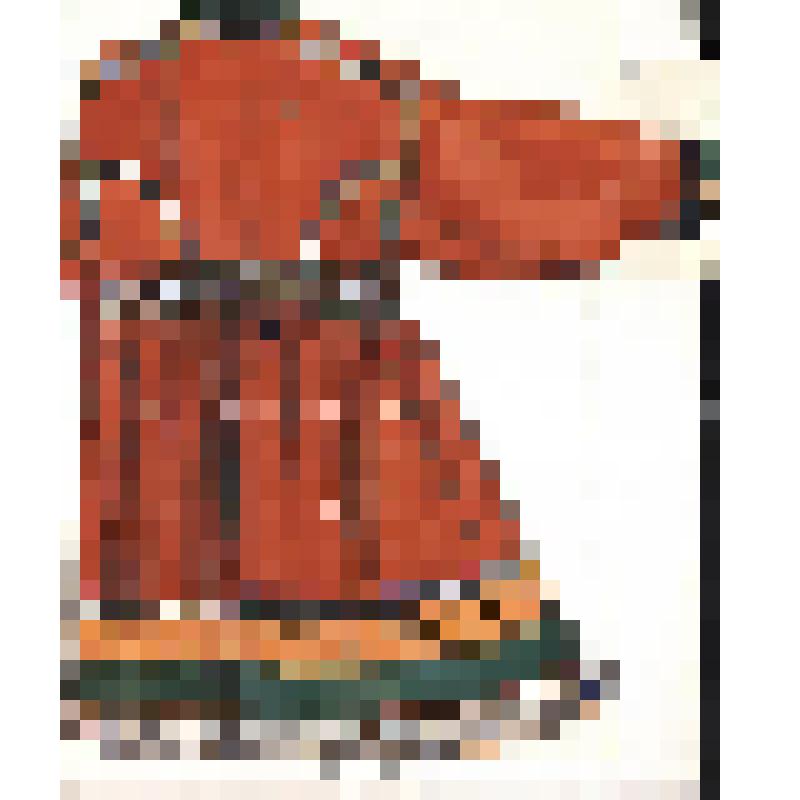 Зарисовка зимней верхней одежды. Из альбома "Модели одежды и дополнения к ним в характере народного искусства из оленьих шкур, камуса и замши"