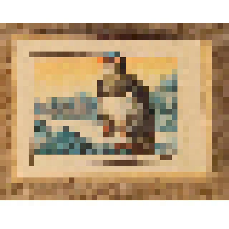 Коробок спичечный сувенирный "Алтайский улар", из набора спичек сувенирного "Занесены в Красную Книгу СССР". 1982 г