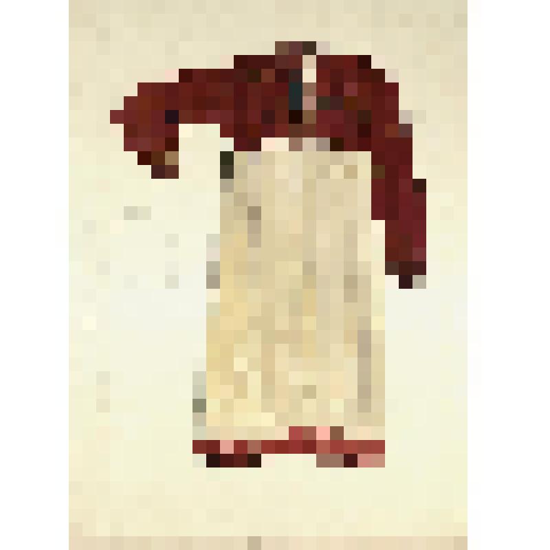 Зарисовка женской рубахи. Из альбома "Русская народная одежда". Часть 2