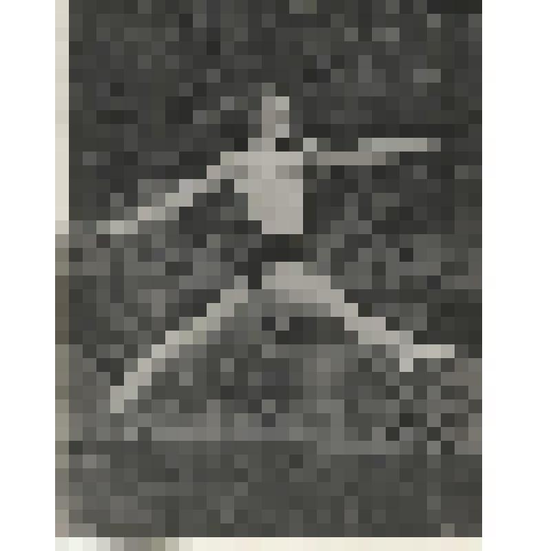 Заключительный концерт Х-го городского смотра художественной самодеятельности учащихся трудовых резервов Москвы. Тамара Бабахова исполняет гимнастические вольные упражнения. Фотография