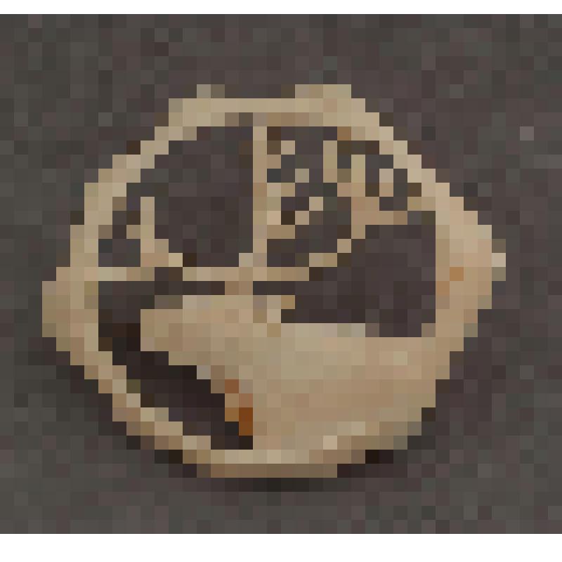 Брошь. Голова оленя