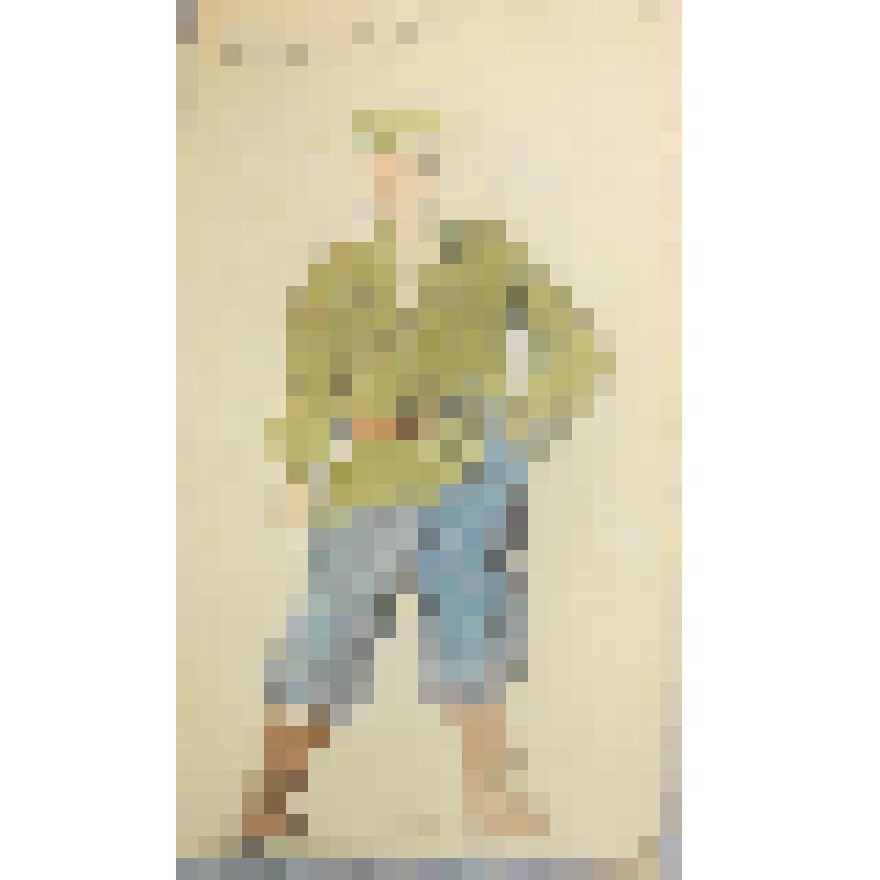 Эскиз костюма. "Зелёный-2". "РВС" (Режиссер В.Шевченко). Львов, Государственный театр юного зрителя им. М. Горького