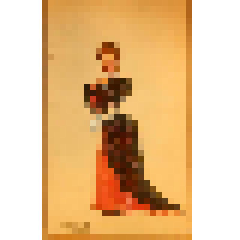 Эскиз костюма. "Гаспожа Пундик". "Так было". Москва, Госцентюз