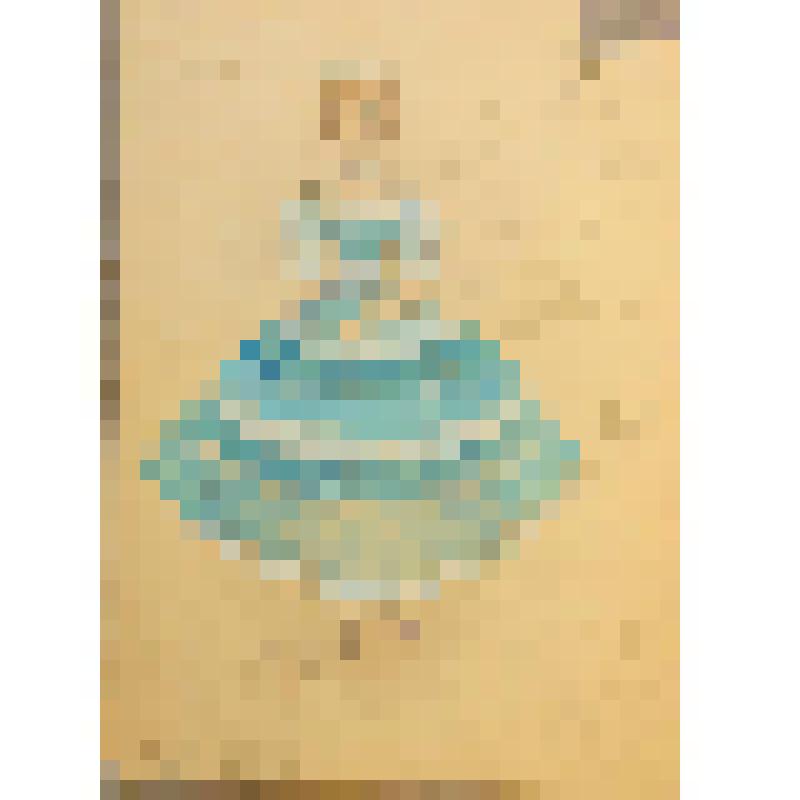 Эскиз костюма. "Маша".(вариант 2). "Не все коту масленица" (Режиссер А. М. Лобанов). Москва, Московский театр Сатиры