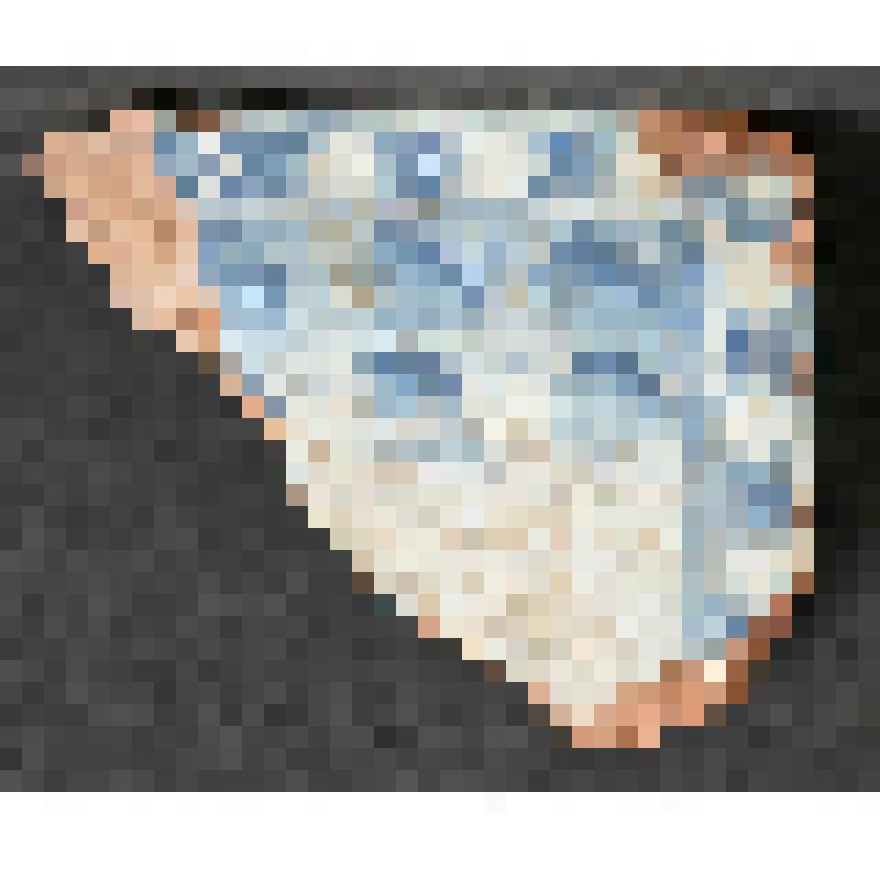 Изразец печной стенной расписной. Фрагмент: правый верхний угол