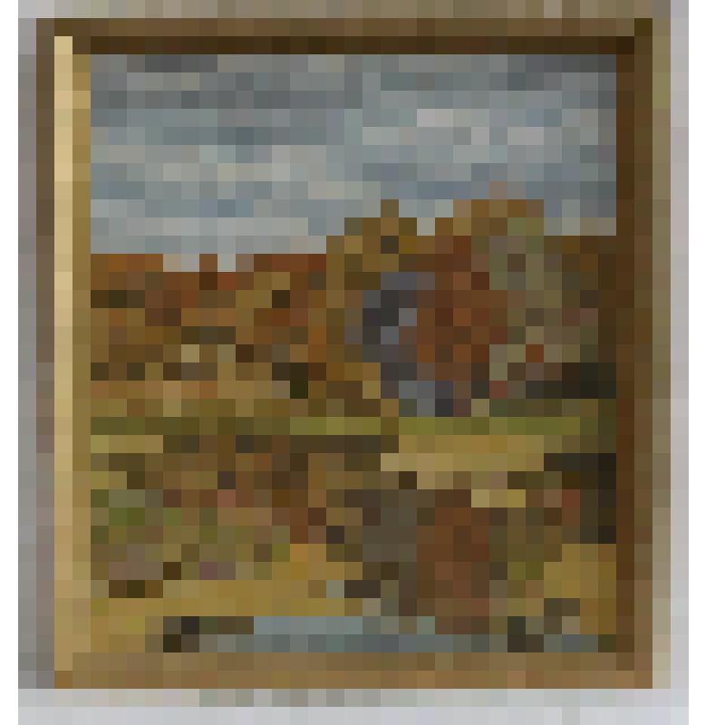 Картина. Старый пруд