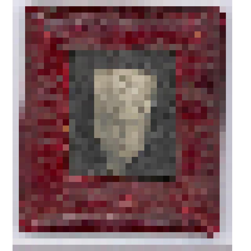 Фотография ч/б. Руднев Н.Н.  Фрагмент оригинала: голова в папахе. Фото в рамке под стеклом. Западный фронт. 1915-1916 гг