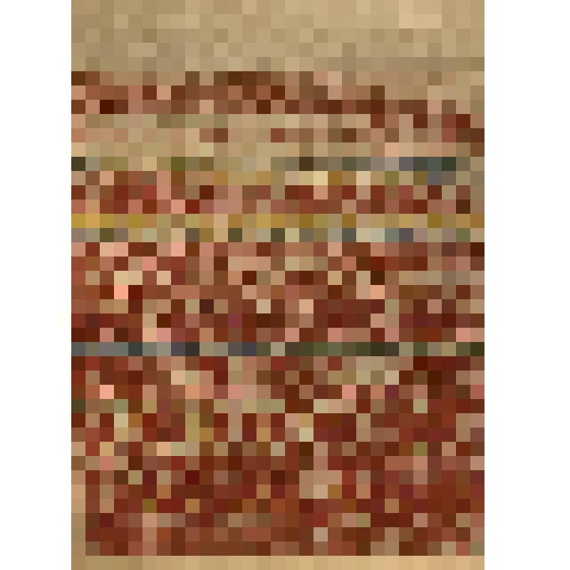 Зарисовка образца браного ткачества конца полотенца. Из альбома «Русское народное искусство. Узорное ткачество»