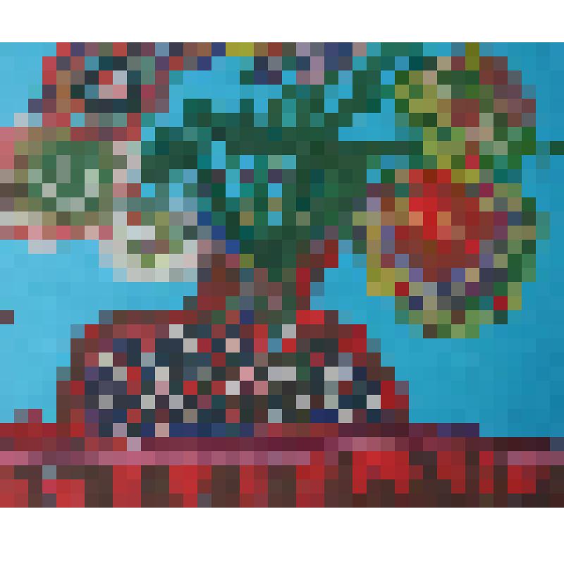 "Букет цветов". Детский рисунок