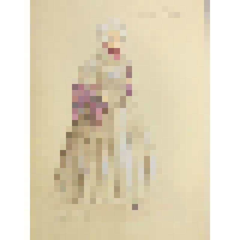 Эскиз костюма. "Тётя Полли". "Том Сойер" (Режиссер А.Барсегян). Львов, Государственный театр юного зрителя им. М. Горького