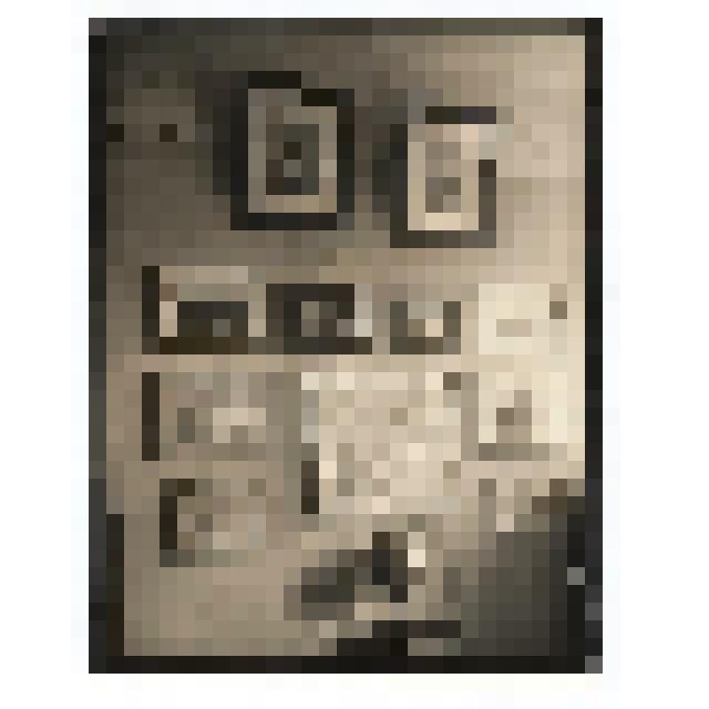 Ф/чб. Экспозиция Центрального музея АССР НП: отдел соцстроительства Энгельс (на стене в рамках материалы о национальном составе и численности населения, портеты Ленина и Сталина). Энгельс. 1941