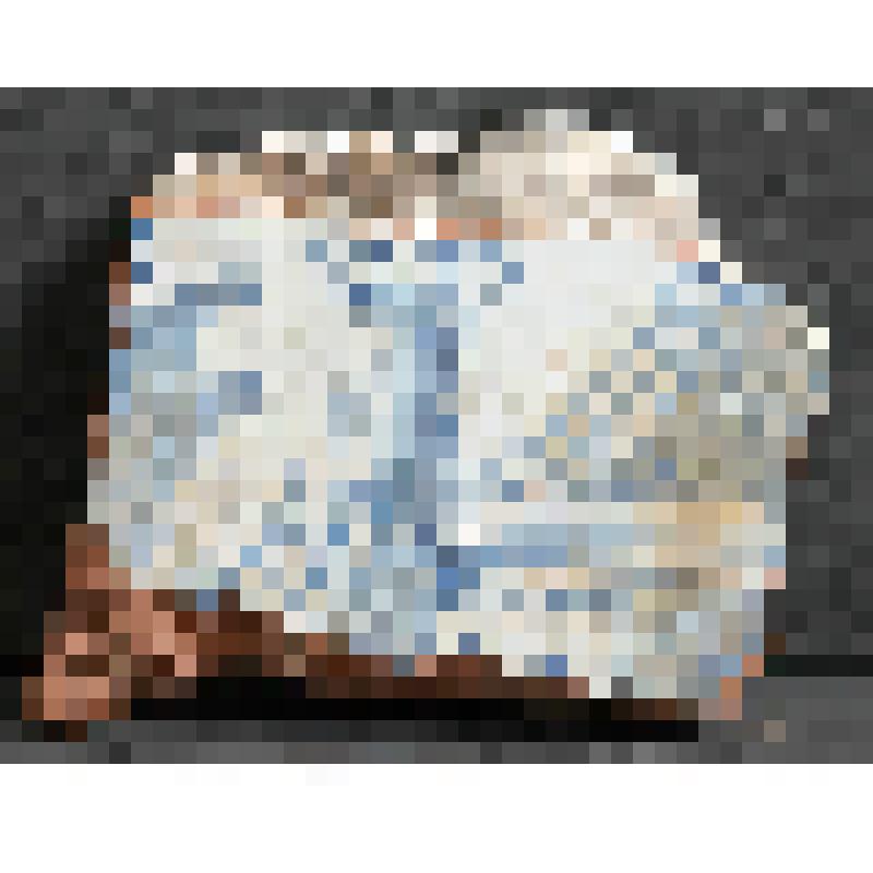 Изразец печной стенной расписной. Фрагмент: левый край