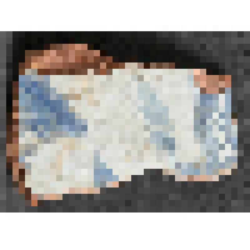 Изразец печной стенной расписной. Фрагмент: левый край