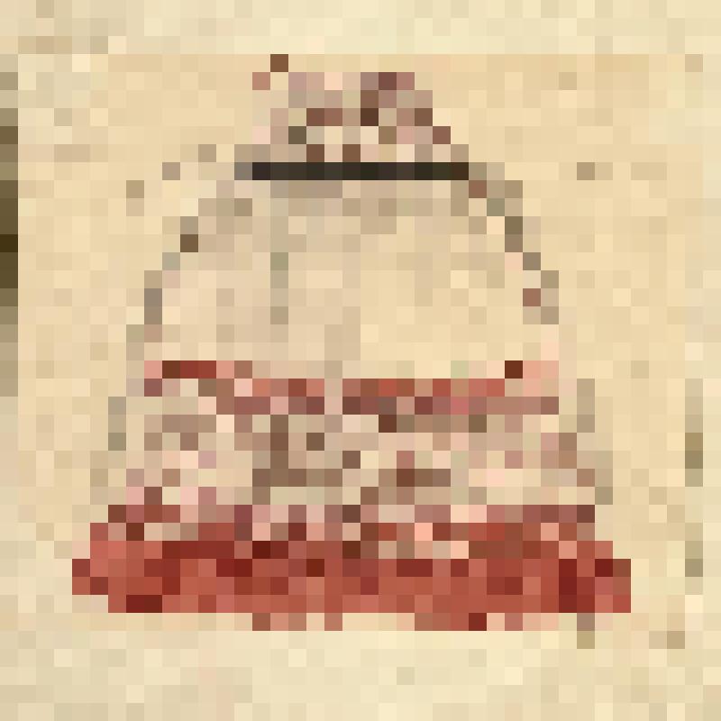 Зарисовка передника. Из альбома "Орнамент русской женской народной одежды. Женская одежда Русского Севера. Отдельные предметы одежды и детали орнамента". Часть 2