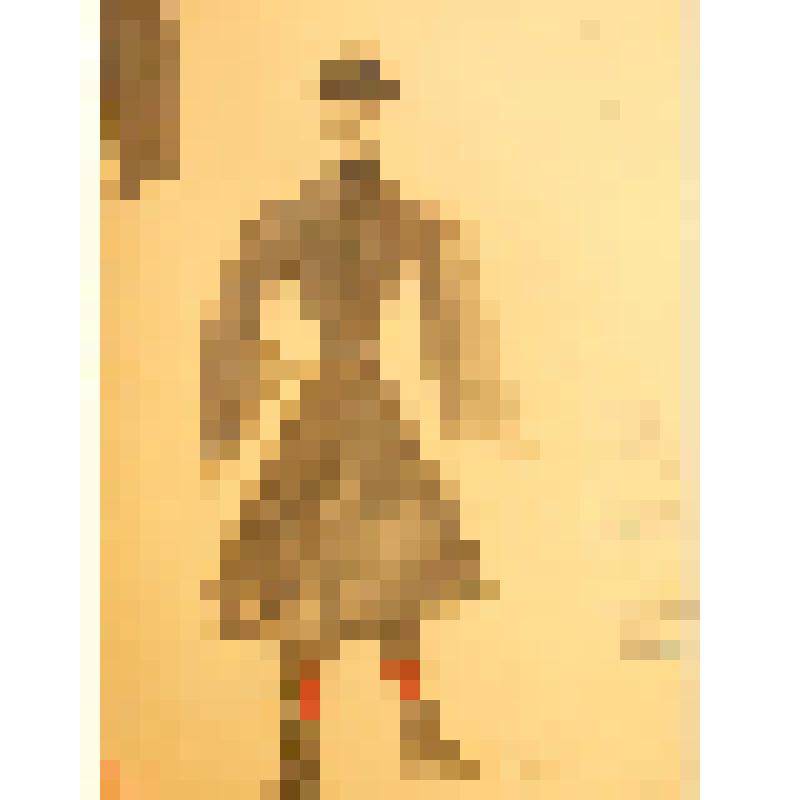 Эскиз костюма. "Музыкант". "Кавказский меловой круг" (Режиссер В. Дудин). Москва, Московский академический театр имени Вл. Маяковского