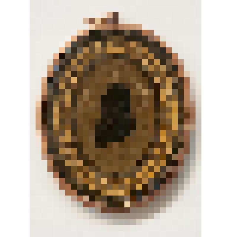 Миниатюра. "Мужской портрет в овале, украшенный тремя рамочками растительного орнамента, с монограммой "A M " на обороте"