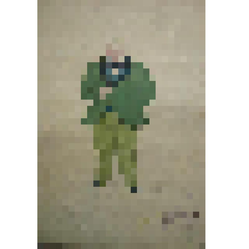 Эскиз мужского костюма. Шульц (актёр А.В. Козубский). "Униженные и оскорбленные" (Премьера 26 апреля 1932 г. (последний спектакль (131-й в Ленинграде) 22 июня 1935 г. Режиссёры И.Н. Берсенев и С.Г. Бирман.

). Москва, Московский Художественный академическ