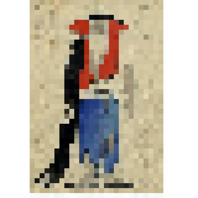 Эскиз костюма. Старый цыган, 1 картина 2 акта. "Комедианты". Глиэр Р.; 1931, балетм. Чекрыгин А.И., Петровский А.П. (режиссер), худ. Эрдман Б.Р