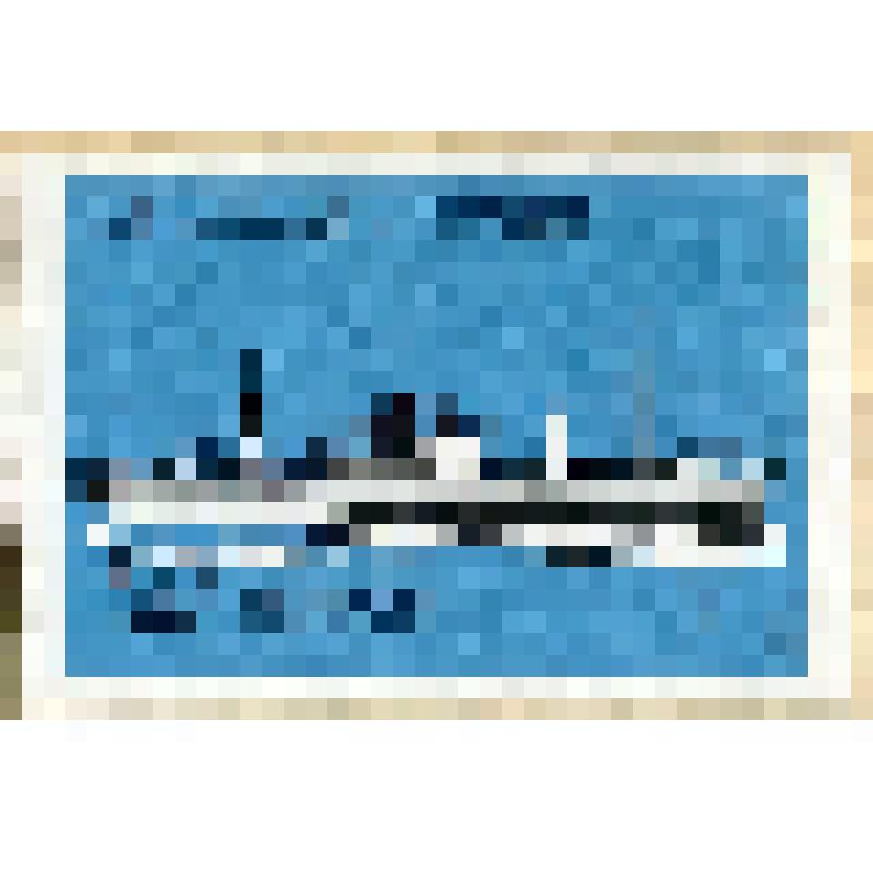 Этикетка спичечная. Военные корабли Югославии. "Авала"