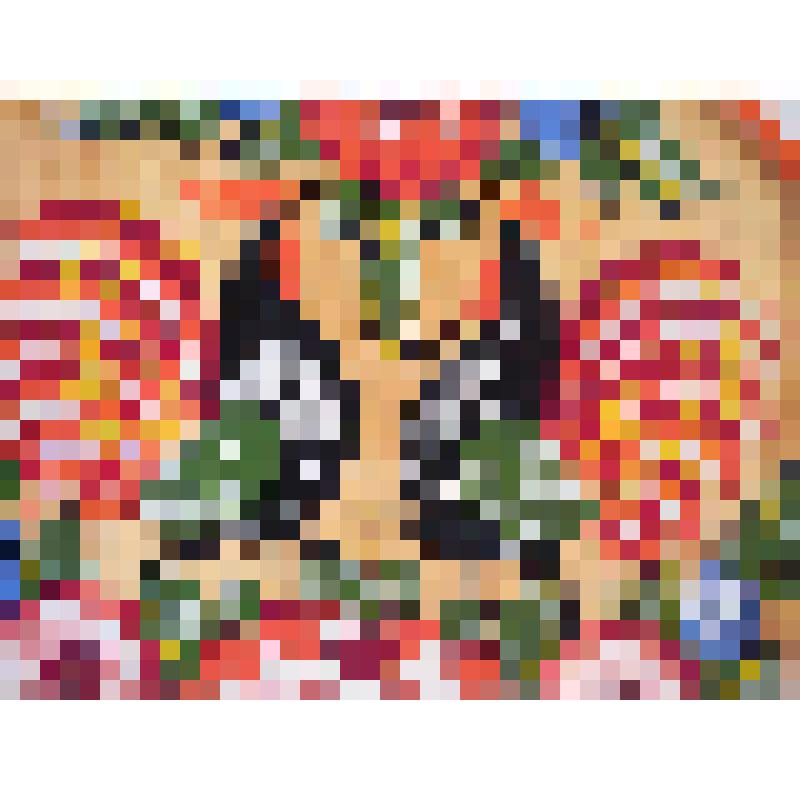 Городецкая роспись, тарелка-панно