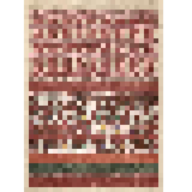 Зарисовка вышивки на полотенце. Из альбома «Калужская народная вышивка»