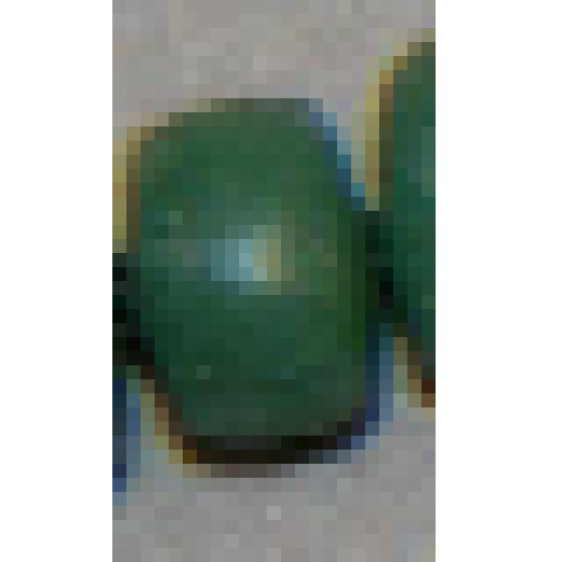 Бисер зеленый круглый уплощенный, №352 в низке