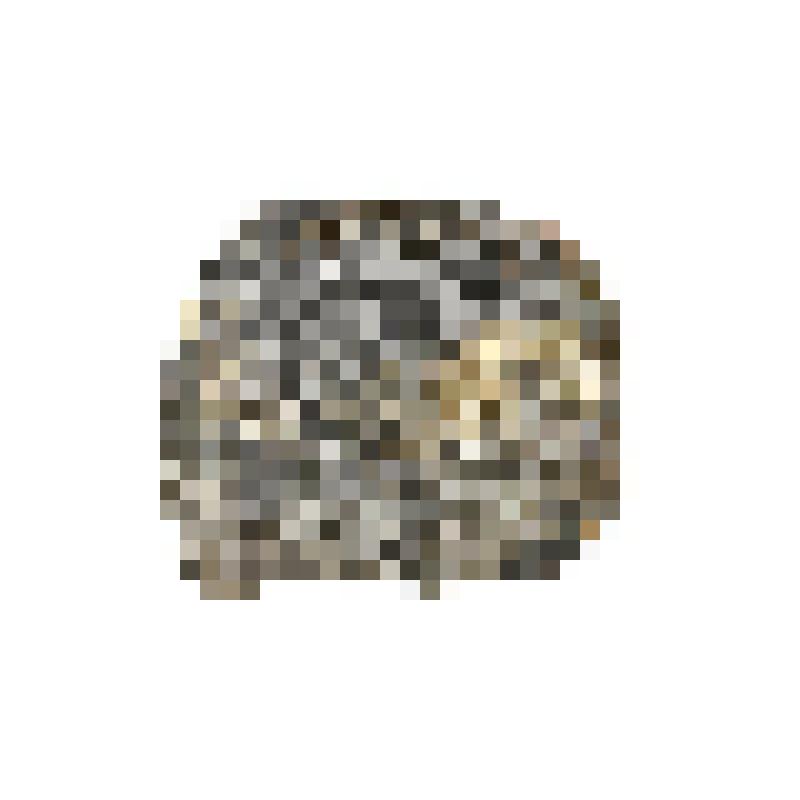 Скребок подпрямоугольный, с дугообразным, скошенным необработанным острым лезвием, на отщепе