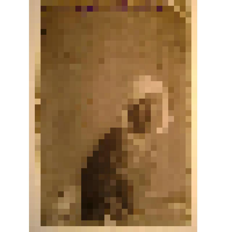 Негатив. Портрет поясной молодой женщины