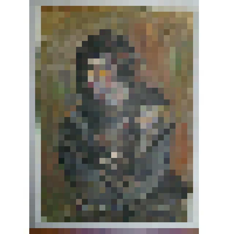 Мужской портрет (зарисовки с молодежного фестиваля). Г. Москва