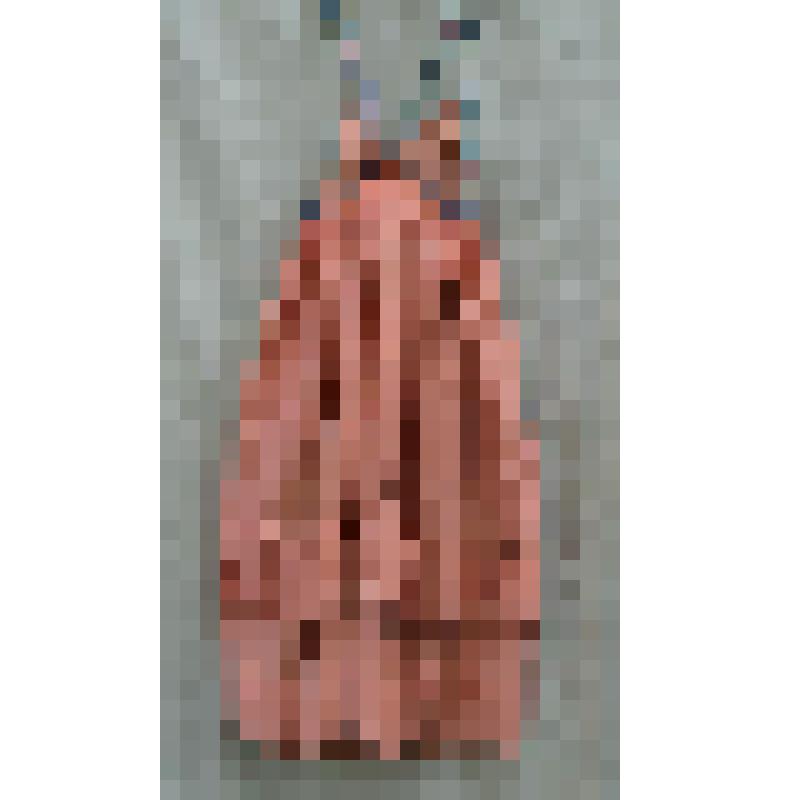 Сарафан шерстяной, гарусный, по подолу с оборкой, с лямками