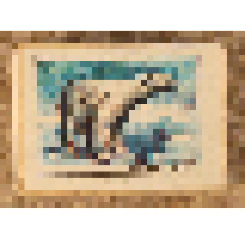 Коробок спичечный сувенирный "Белый медведь", из набора спичек сувенирного "Занесены в Красную Книгу СССР". 1982 г