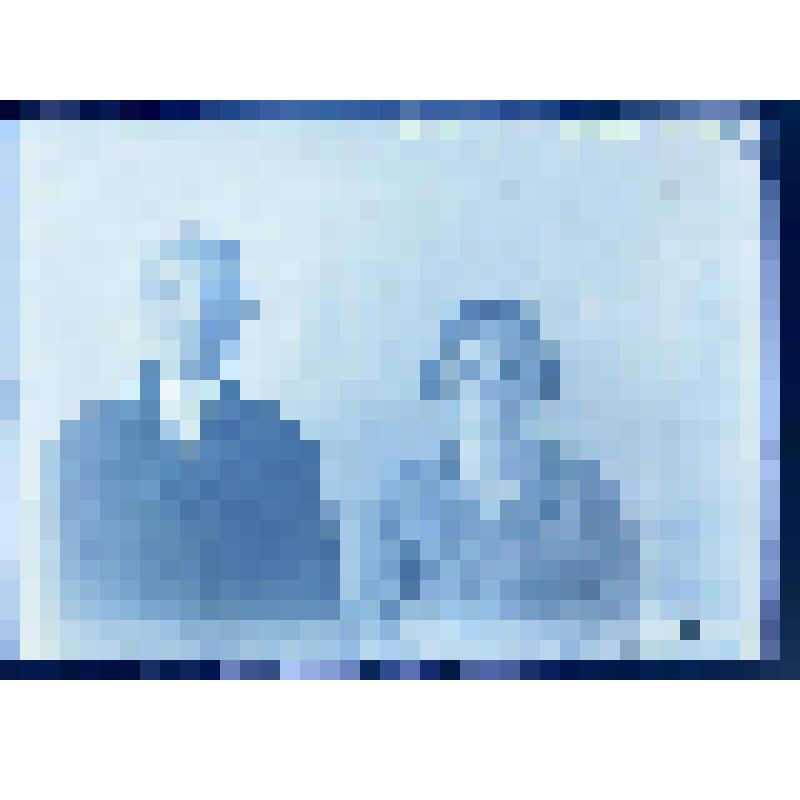 Негатив. Портрет парный погрудный мужчины и женщины