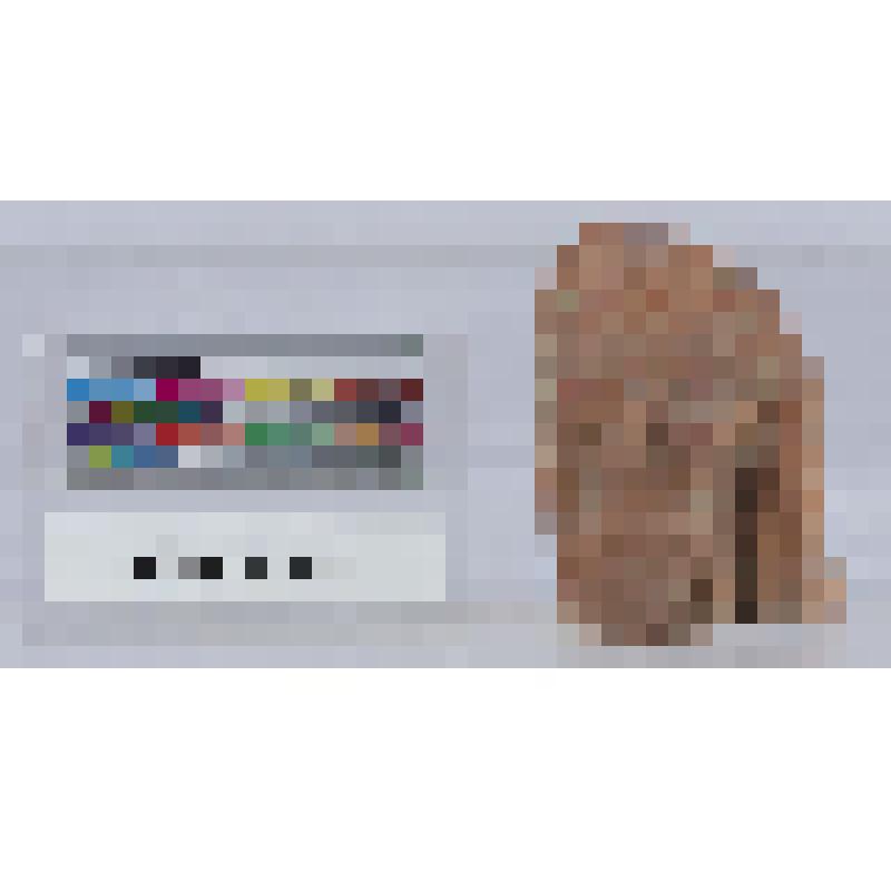 Фрагмент женской протомы - полуфигуры - часть шеи, грудь (до уровня талии), левая рука - в хитоне, подпоясанном под грудью