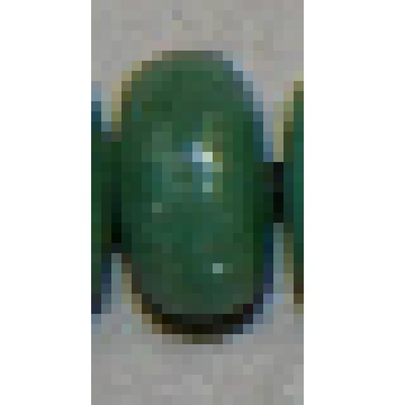 Бисер зеленый круглый уплощенный, №361 в низке