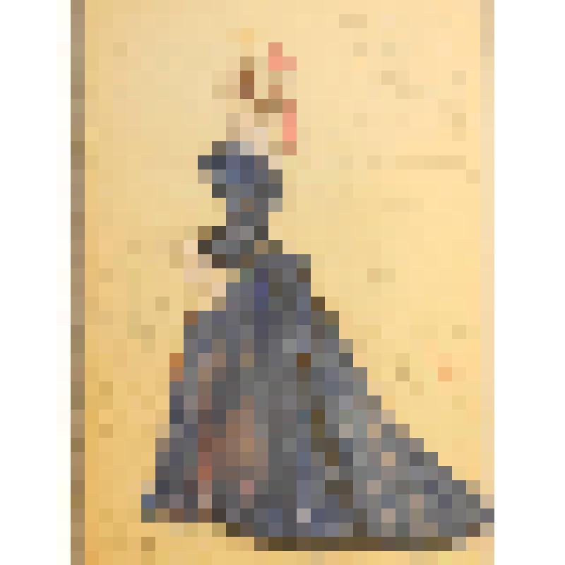 Эскиз костюма. "Турусина".(вариант 1). "Не все коту масленица" (Режиссер А. М. Лобанов). Москва, Московский театр Сатиры