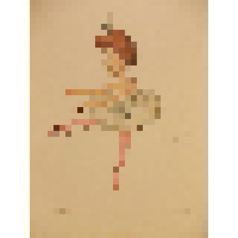 Репродукция. Шарж. Л.А.Рославлева. Лист из Альбома шаржей братьев Н.Г. и С.Г.Легат на артистов балета Императорских театров Санкт-Петербурга и Москвы