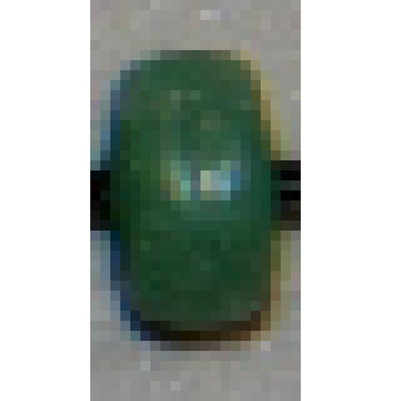 Бисер зеленый круглый уплощенный, №346 в низке