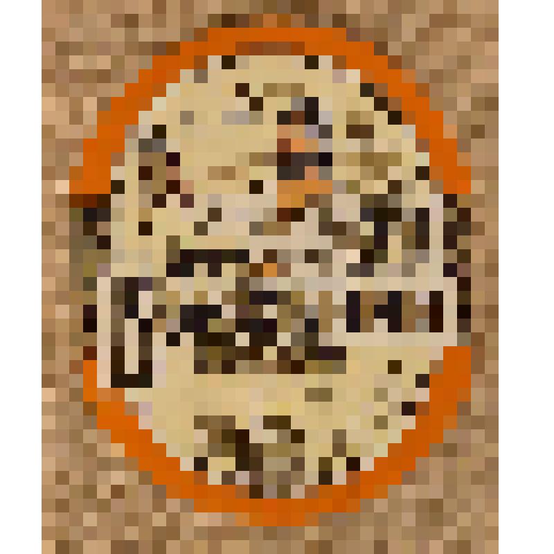 Этикетка бутылочная к пиву «Волжанин» производства АО «Поволжье», из коллекции кольереток – этикеток горловых и этикеток бутылочных к пиву