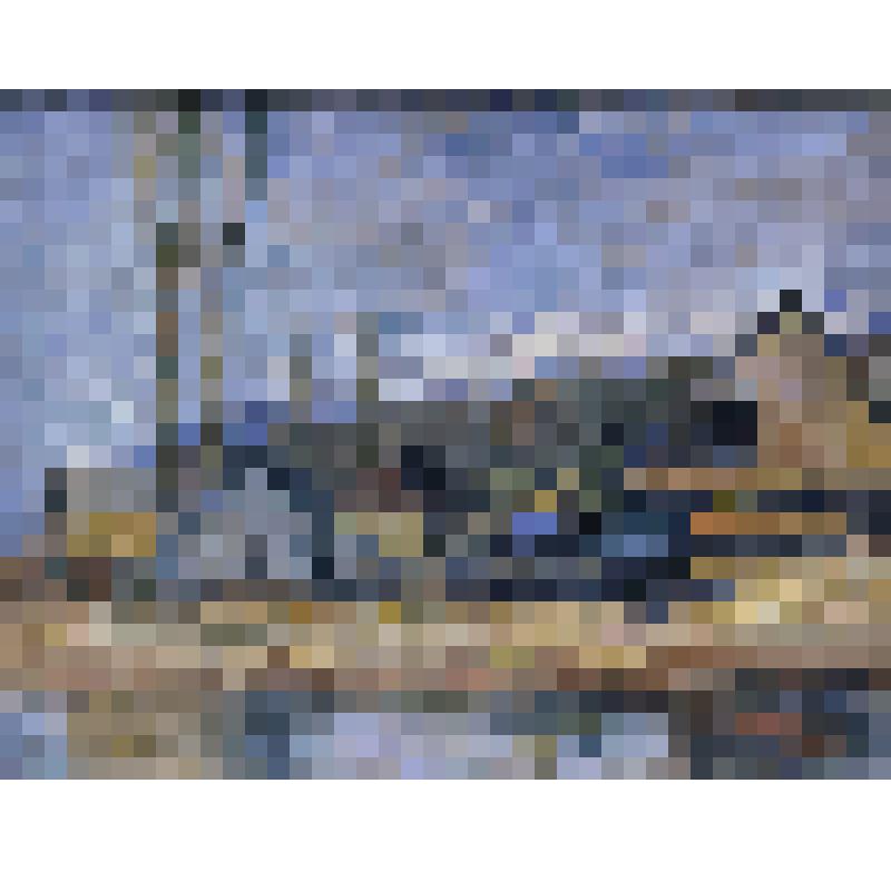 Картина "Берег в Сухуми"