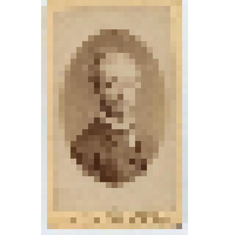 Фотография. Арендс Генрих (Андрей) Феодорович (1855-1926) - дирижер, скрипач и композитор. Портрет в молодом возрасте, почти фас, корус 3/4 влево, поплечный (в овале)