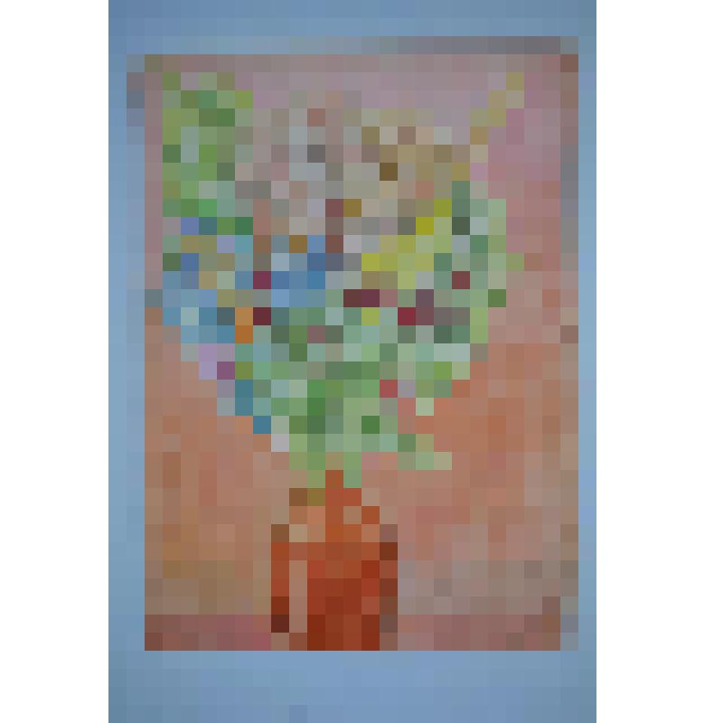 "Букет в коричневой вазе"