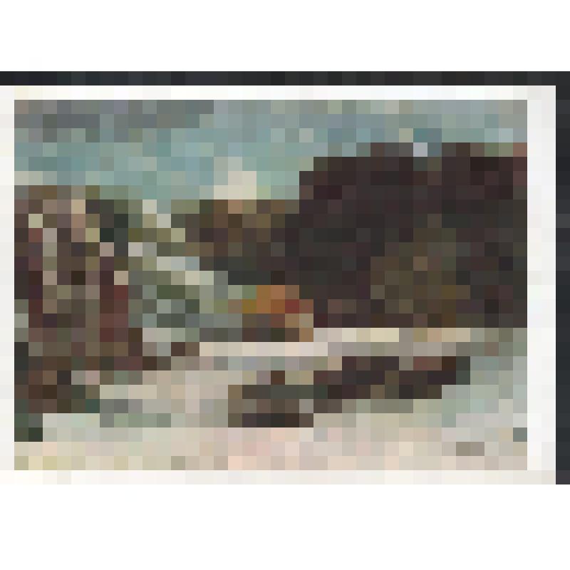 Открытка цветная художественная «Снежный пейзаж»