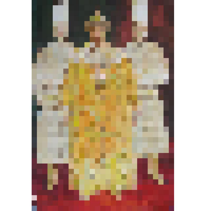 эскиз костюма. Борис и рынды
Фильм: Борис Годунов. 1986