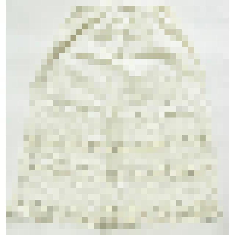 Юбка дамская нижняя  белая с отстрочками и прорезным кружевом