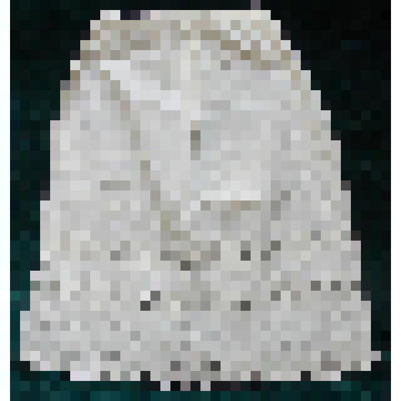 Юбка дамская нижняя  белая с отстрочками и прорезным кружевом