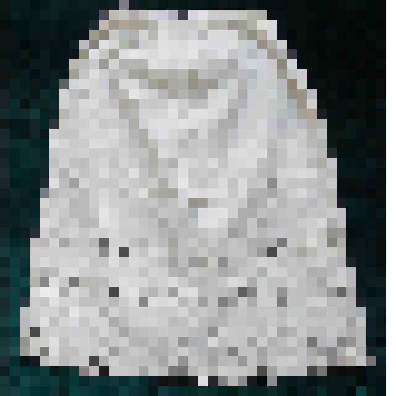 Юбка дамская нижняя  белая с отстрочками и прорезным кружевом